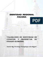 Identidad Regional de Pacora