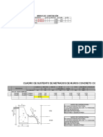 Metrado de Muro de Contencion