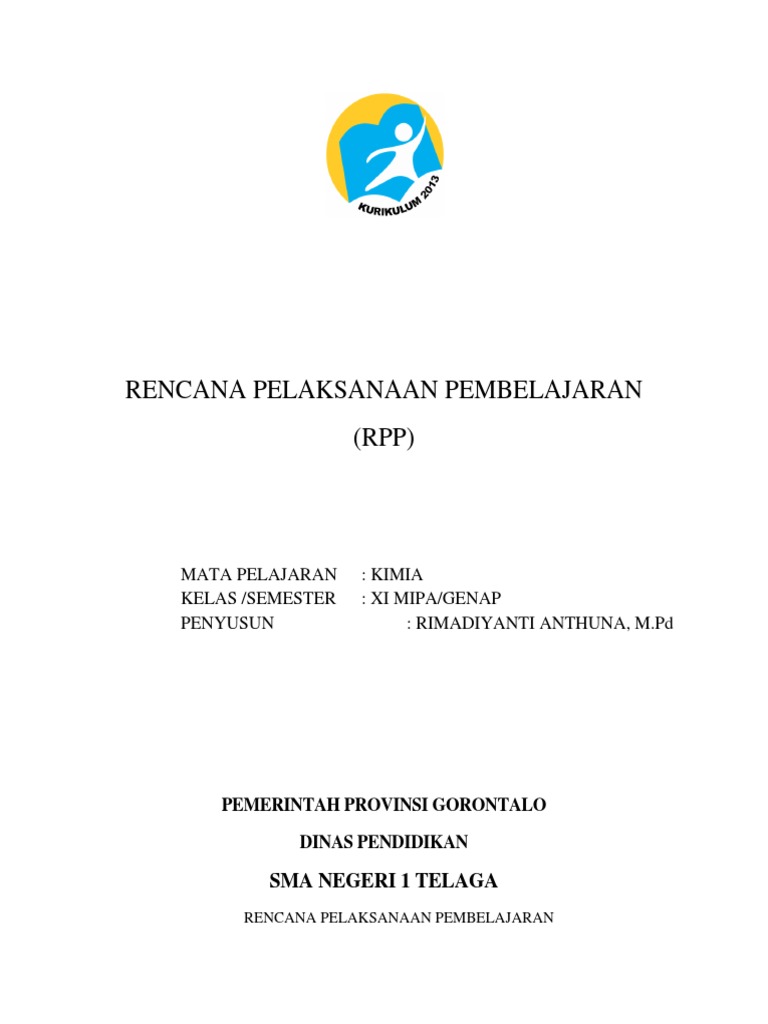RPP Kimia Kelas XI: Asam dan Basa | PDF | Karier & Perkembangan ...