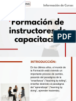 Curso Formación de Instructores de Capacitación