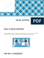 Online Shopping: Presented by Juan Pablo Giraldo Rios