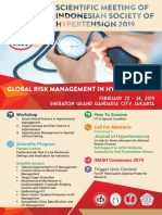 Global Risk Management in Hypertension: February 22 - 24, 2019 Sheraton Grand Gandaria City Jakarta