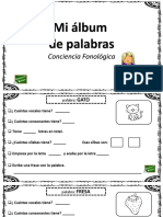 Album Palabras Plantilla PDF