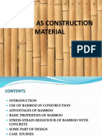 Bamboo As Construction Material