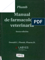 Manual de Farmacología Veterinaria 6ta. Donald C. Plumb. Intermedica, 2010
