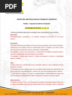 Padrao Resposta Caderno de Est