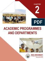 NEDUET Undergraduate Academic Programmes and Departments