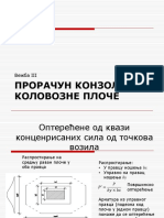 Proracun Konzola I Kolovozne Ploce