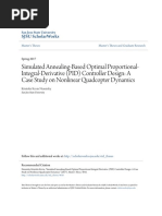 Simulated Annealing Based Optimal Proportional Integral Derivativ