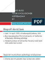 Teori Kepribadian Evolutioner David Buss