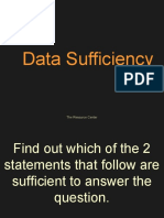 Data Sufficiency: The Resource Center