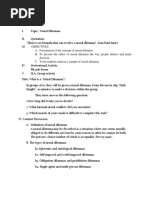 Written Report Moral Dilemma