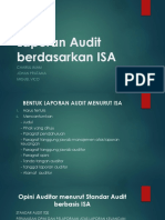 Laporan Audit Berbasis ISA