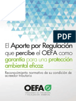 El Aporte Por Regulación Que Percibe La OEFA PDF
