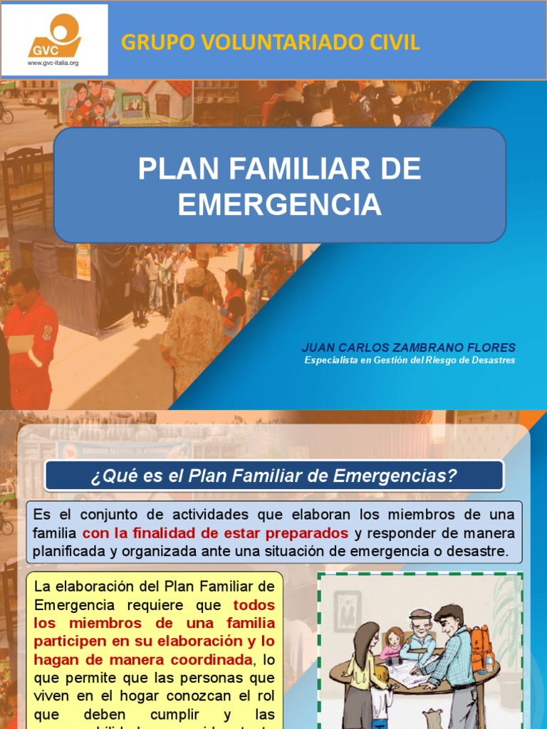 Plan Familiar de Emergencias | PDF | Cocina | Riesgo