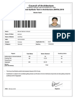 Council of Architecture: National Aptitude Test in Architecture (NATA) 2018