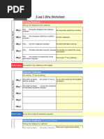 3 Leg 5 Why Worksheet: Problem Statement