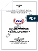 Submitted To:-Professor Shreya Sarkar Department of Humanities University of Engineering & Management, Kolkata
