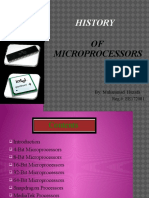 History: OF Microprocessors
