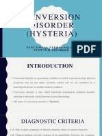 Conversion Disorder (Hysteria) : Functional Neurological Symptom Disorder