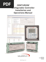 Centurion Configurable Controller Installation and Operations Manual