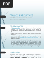 TÍTULOS EJECUTIVOS