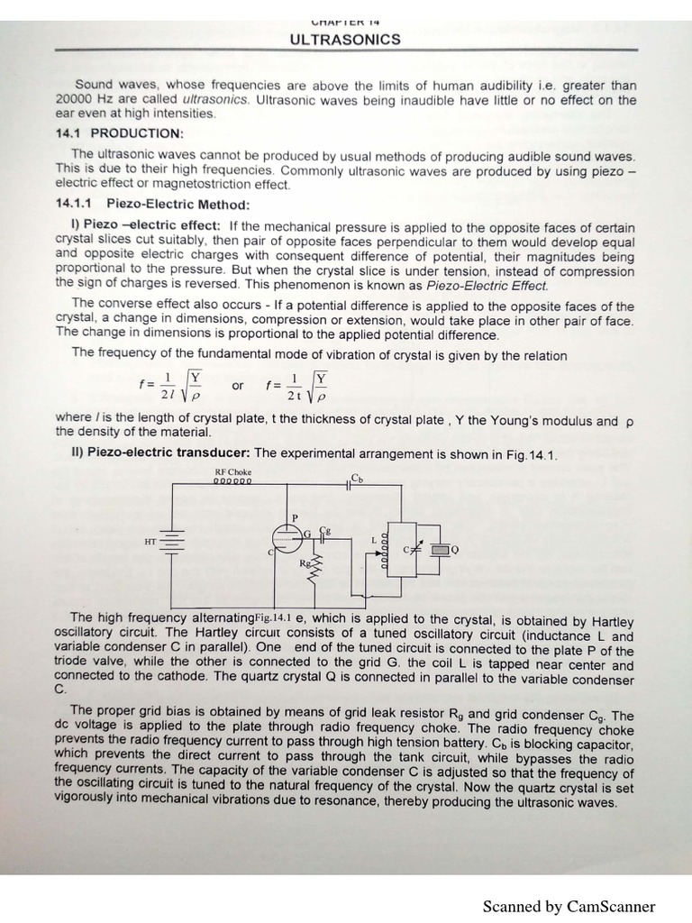 Ultrasonic | PDF