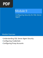 Configuring Security For SQL Server Agent