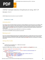 Multiple Selection DropDownList Using .NET C# - CodeProject