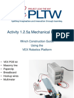 Activity 1.2.5a Mechanical Efficiency: Winch Construction Guide Using The VEX Robotics Platform