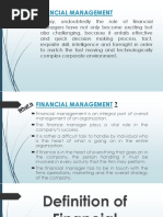 Intro Financial Management