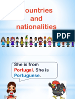 Powerpoint Countries and Nationalities Grammar Drills - 24201