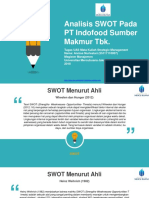 Analisis SWOT Pada PT Indofood Sumber Makmur TBK