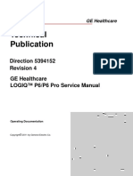 Technical Publication: Direction 5394152 Revision 4 GE Healthcare LOGIQ™ P6/P6 Pro Service Manual