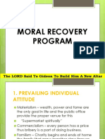 Moral Recovery Program Power Point