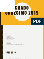 Grado Undécimo 2019