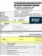 Dokumen Pelaksanaan Anggaran Kegiatan Satuan Kerja Perangkat Daerah