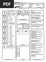 D&D 5E - Ficha de Personagem Completável - Narthalion