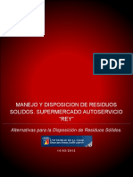 Manejo y Disposicion de Residuos Solidos