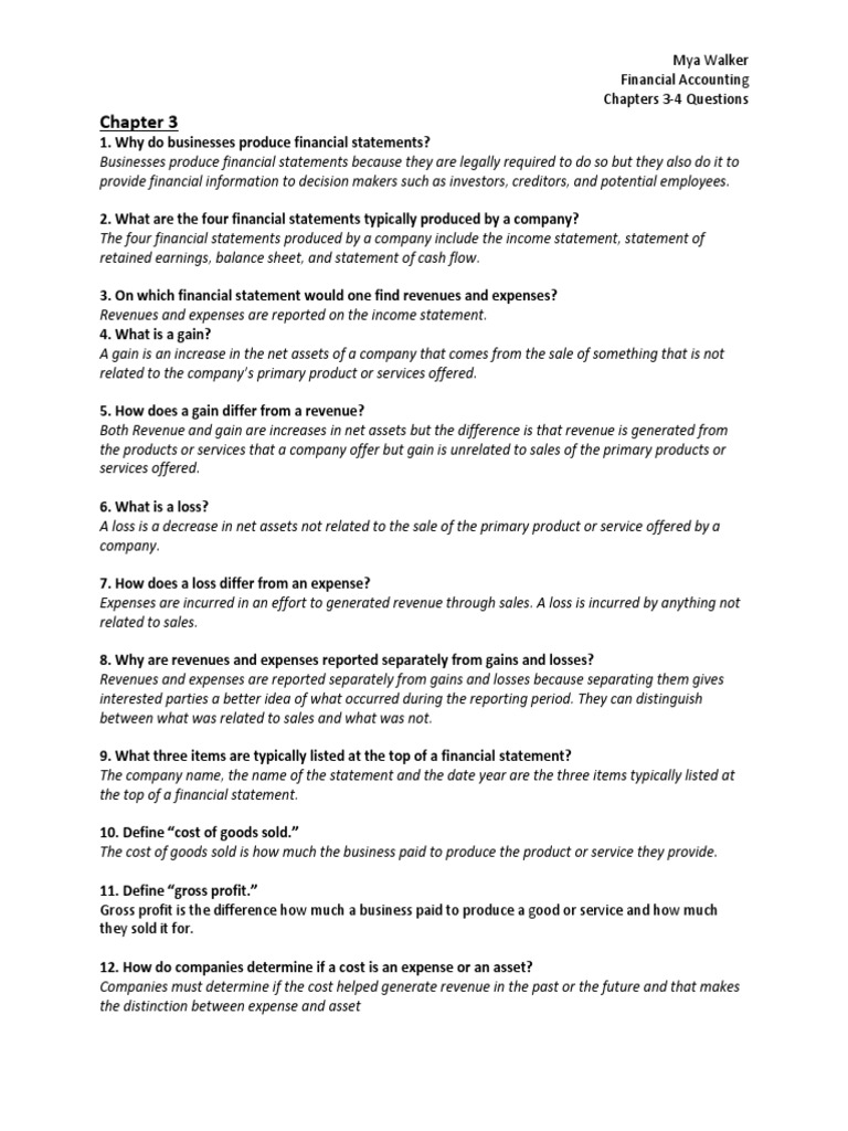 Financial Statement Essentials Explained | PDF | Debits And Credits ...