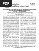 Low-Complexity Low-Latency Architecture For Matching of Data Encoded With Hard Systematic Error-Correcting Codes