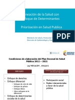 Planeacion de La Salud Con Enfoque de Determinantes Priorizacion en Salud Publica Martha Ospina PDF