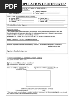 Declaration of Free Export in English | PDF | Cites | European Union