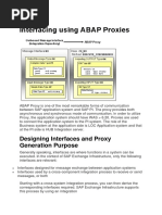 Interfacing Using ABAP Proxies: Designing Interfaces and Proxy Generation Purpose