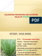 Cultivating Properties and Nutrition Value Of: Vetiver