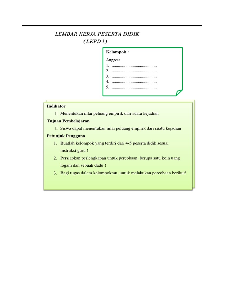 18++ Contoh Soal Hubungan Peluang Teoritik Dan Empirik
