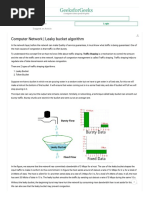 Computer Network - Leaky Bucket Algorithm