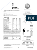 MJE15032 (NPN), MJE15033 (PNP) Complementary Silicon Plastic Power Transistors