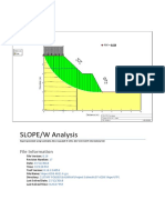Slope Stability Analysis