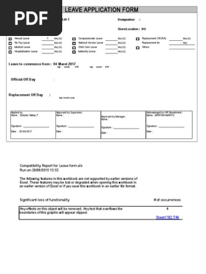 Leave Form